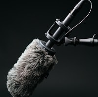 gray microphone