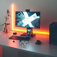 beautiful gaming desk