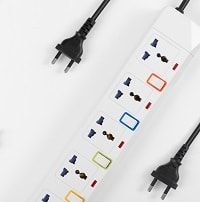 colorful power strip