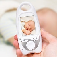 Video baby monitor for security of the baby