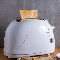 white toaster