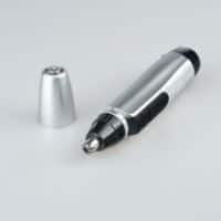 black and silver nose hair trimmer